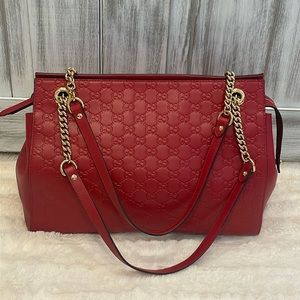 Gucci Guccissima Signature Shoulder Bag